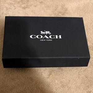 NWOT Coach Wristlet in Original Box with White Logo